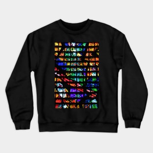 Colourful Glass Crewneck Sweatshirt